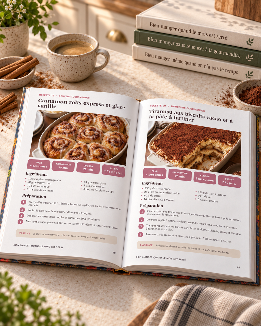 Le duo La Cuisine du Quotidien — 60 recettes pour toute la famille